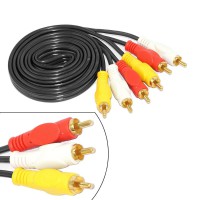 3RCA To 3RCA Video Audio Cable